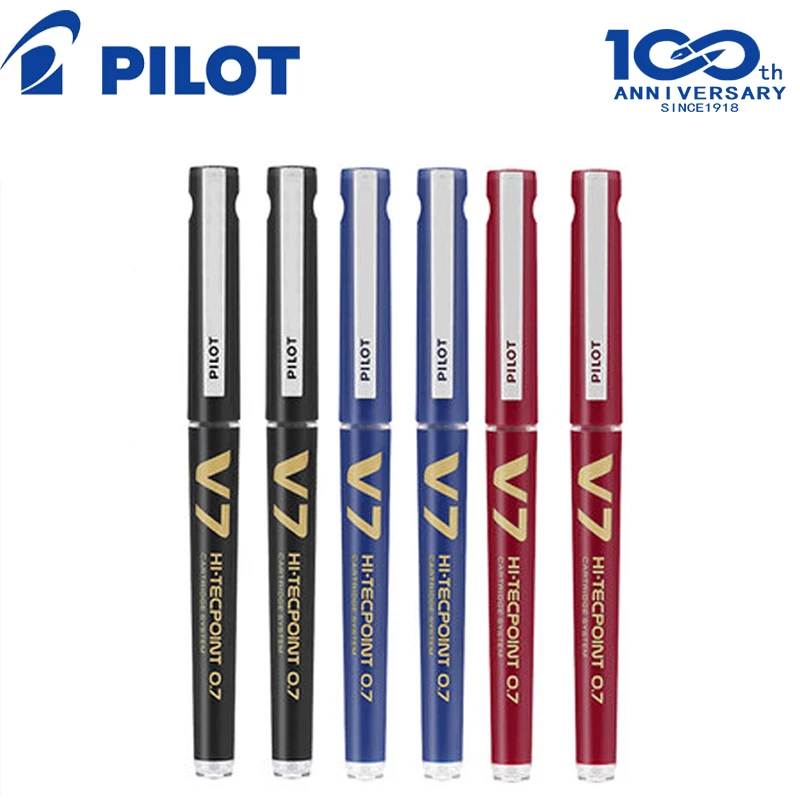 1PCS PILOT Gel Pen BXC-V7 Straight Liquid Full Needle Tube Pen Point Writing Tool The Writing Length Is about 1300-1700M