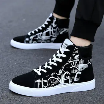 

Men Shoes Casual Vulcanized Winter Sneakers Unisex Fashion Graffiti Light Breathable Couple Sports Shoes Walking Jogging Zapatos
