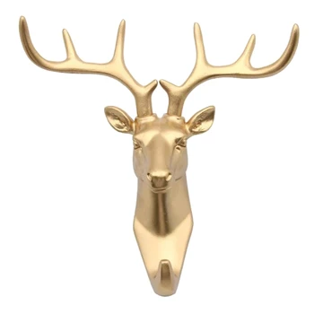 

Set of 4 Rustic Style Resin Wall Mounted Decorative Keys Coat Hanger Rack