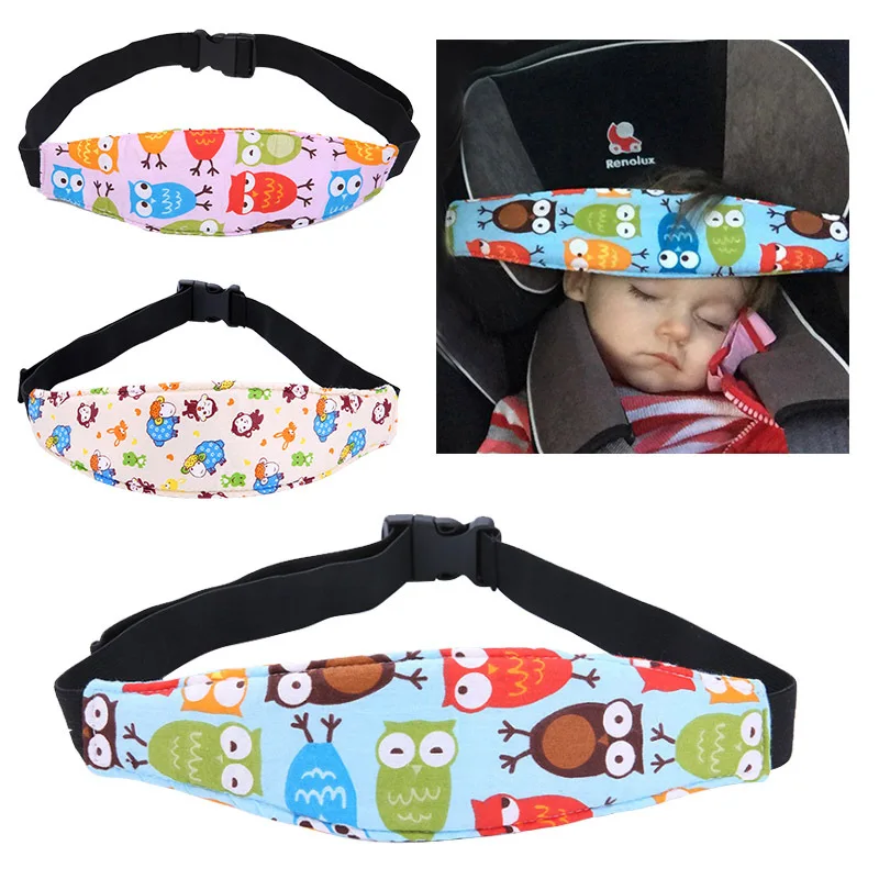 Asiento de coche de bebé ajustable, soporte de cabeza de asiento para niños, posicionador de Cinturón de sujeción, almohadas de seguridad para bebé, niño y niña, sueño