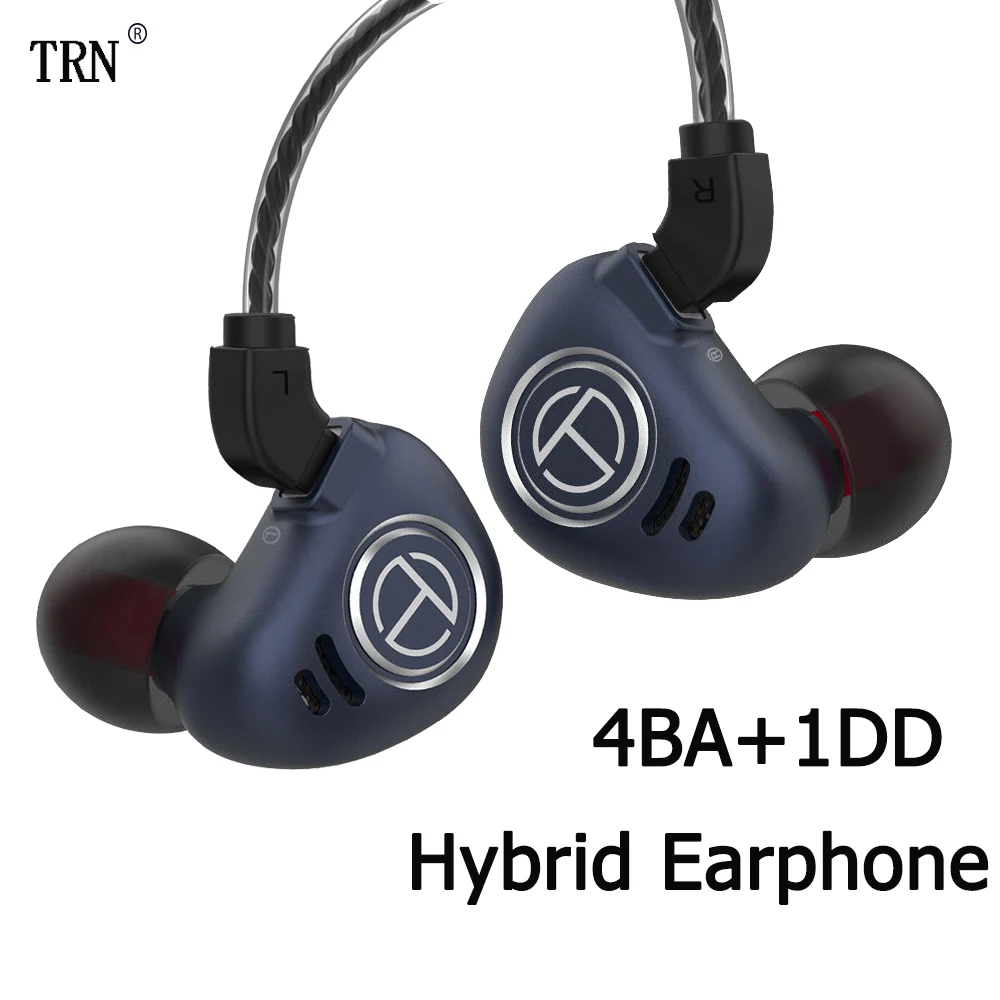 4BA+ 1DD гибридные металлические наушники-вкладыши IEM Hi-Fi DJ монитор для бега спортивные наушники ушные наушники гарнитура наушники Im2 v80 TRN V90 X6