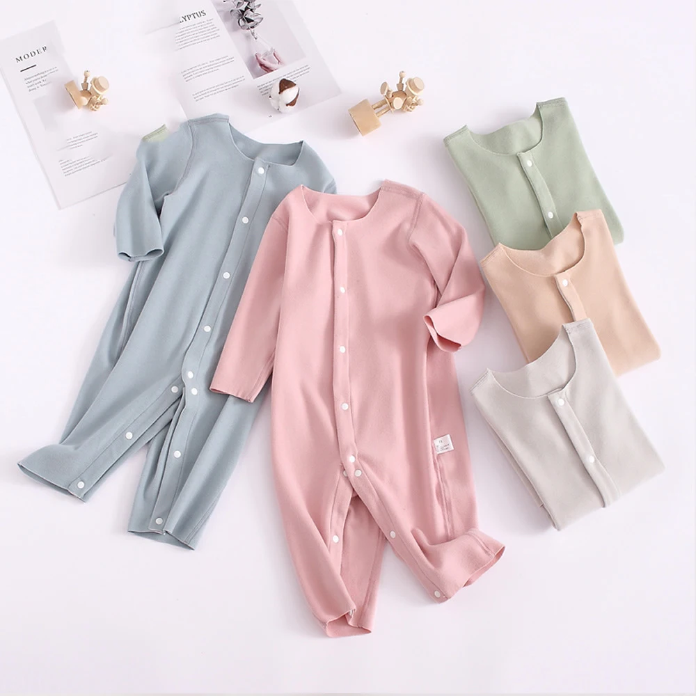 

Fall/Winter Infant Fall/Winter Warm Folio One-piece Seamless Home Climb Long Sleeve Seamless Heating Romper