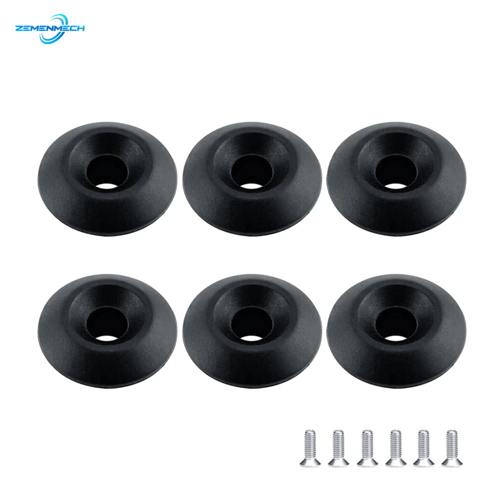 6PCS Kayak Canoe Plastic Deck Line Guides Outfitting Nylon Round Shape