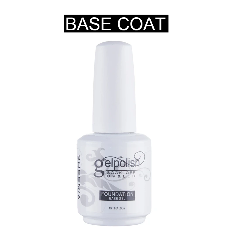 Gross weight 130g Non Cleansing Topcoat total 30ml Soak off Base Coat Foundation without Sticky Layer No Wipe Top Coat Nail Gel