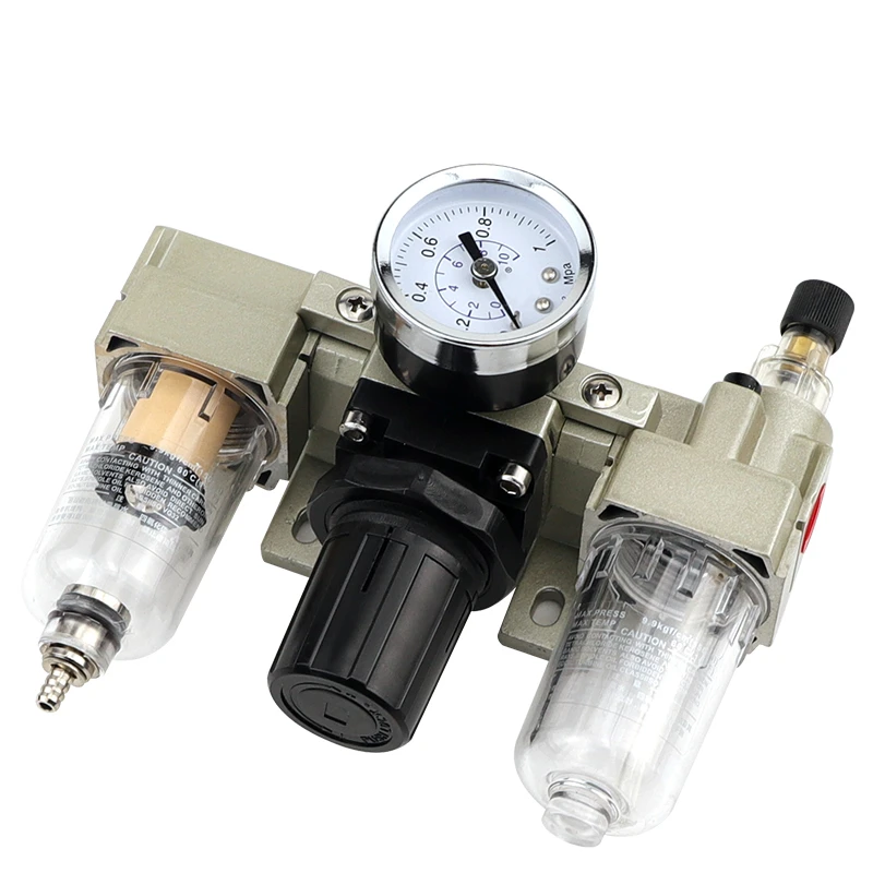 AC2000-02 AC2000-02D neumático frl AC2000 1/4 con cartucho de cobre manómetro Tipo SMC filtro aire lubricador regulador | Обустройство
