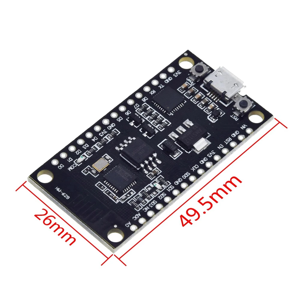 TZT USB CP2102 32M FLASH WeMos D1 ESP8266 интернет Wi Fi модуль для Nodemcu Lua V3 питание постоянного тока 4