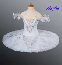 Белый лебедь Professional Балетная пачка для женщин Классическая блинное блюдо юбка розовый Щелкунчик балетный сценический костюм