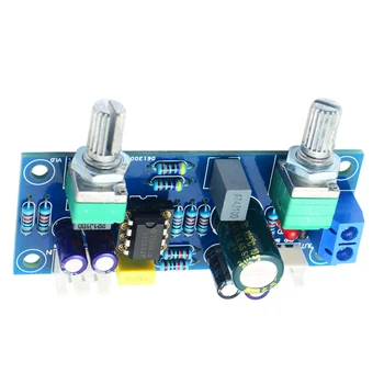 

Single Power Subwoofer DC 12-25V Accessories Filter Bass Amplifier Board HIFI PCB Audio Low Pass NE5532 Preamp DIY