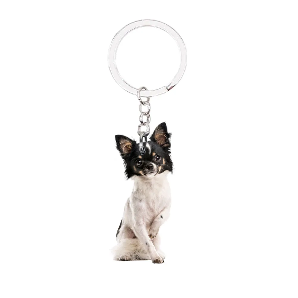 Chihuahua Dog keyring or Bag Charm Gift