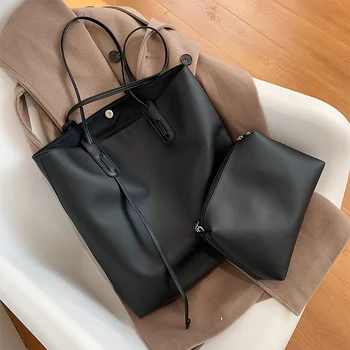 

This Year's Popular Large Capacity Women's Bag New Fashionable Stylish Good Texture All-matching Shoulder Tote Bag for Women PU
