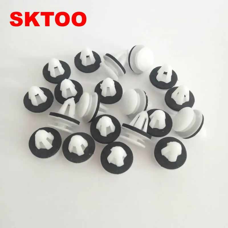 SKTOO 20PCS For Skoda Ming Rui Jing Rui door interior trim plastic card / door buckle