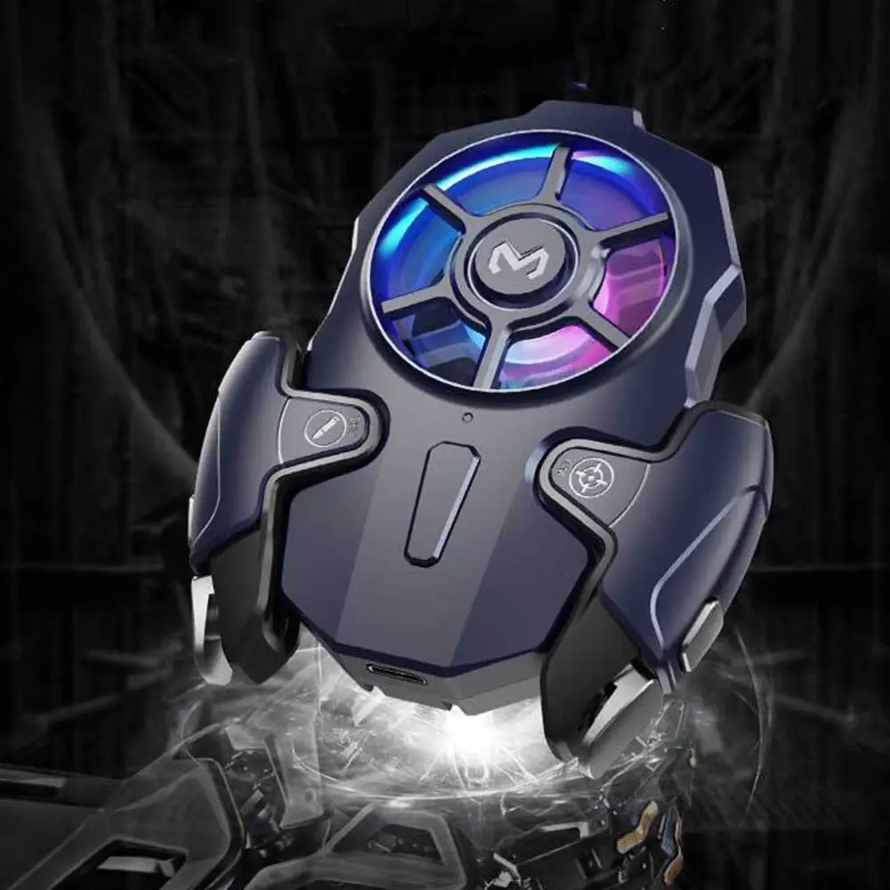 

Mobile Phone Cooling Fan Radiator Cellphone Game Controller 3 Gears Speeds Adjustable Fast Cooling Gamepad Cooler