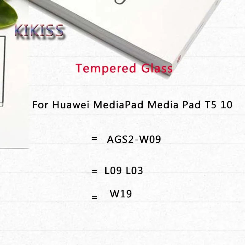 For T5 10 Закаленное Стекло для huawei MediaPad Медиа Pad T3 8 KOB-L09 T5 10 M2 8,0 M2-801L T1-701U T1 10 7 Защита экрана планшета пленка - Цвет: For T5 10