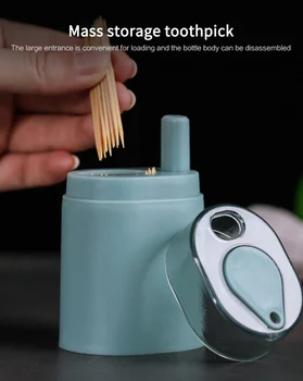 

Mushroom Toothpick Box Creative Automatic Toothpick Box Simple Toothpick Holder Colorful Toothpick Automatic Dispenser