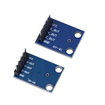 

GY-61 ADXL335 Accelerometer 3-Axis Analog Output Accelerometer Module Angular Transducer 3V-5V