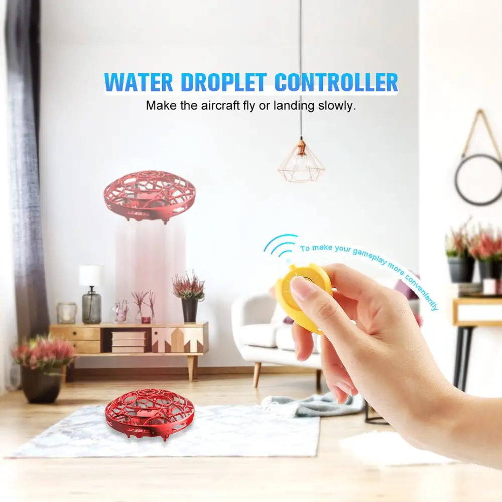 Pickwoo P10 Hands-Free Mini Drone Helicopter Mini UFO Drone with LED Light Easy Indoor Outdoor Ball Hands Operated Drone for Kid Pickwoo P10 Hands-Free Mini Drone Helicopter Mini UFO Drone with LED Light Easy Indoor Outdoor Ball Hands Operated Drone for Kid