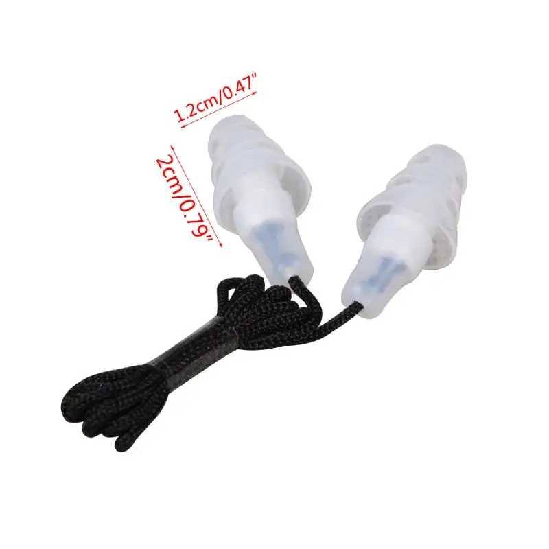 1Pair Noise Cancelling Earplugs For Sleeping Study Concert Hear Safe Noise Reduction Earplug Hear Protection Silicone Ear Plugs - Famidy.com