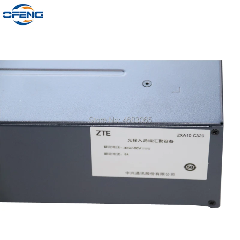 1G DC ZTE C320 OLT шасси + 2 * SMXA с GTGO GTGH 8 портами 16 mini GPON con tarjeta 1GE | Мобильные телефоны и