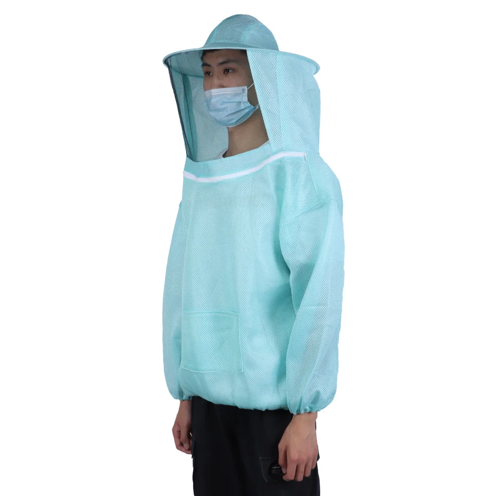 Details about   Outdoor Beekeeping Protective Veil Jacket Breathable Bee Suit Beekeeper Supplies 