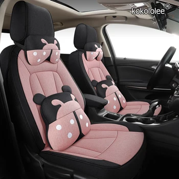 

kokololee Custom FLAX car seat covers For Mercedes-Benz Ml350 ML400 ML320 ML300 ML500 R320 R400 R300 R350 R500 R200 R260 seats