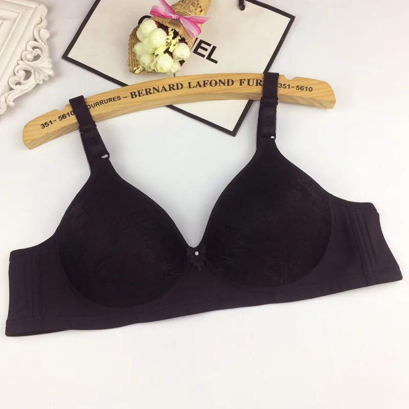 Summer large size bras for women wire free padded breathable bras