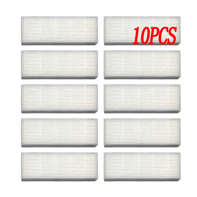 HEPA Air Filter Mop Cloth Main Roller Side Brush for Conga 1290 1390 Robot Vacuum Cleaner Replacement  Spare Accessories Parts Blue