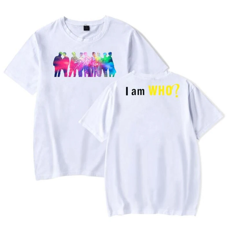 Защищает Детские Kpop футболки MINHO JISUNG WOOJIN CHANGBIN Феликсом в Корейском стиле, уличная одежда в стиле «хип-хоп», короткий рукав Футболка straykids - Цвет: 025