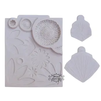 

Sunflower silicone mold fondant mold cake decorating tools chocolate gumpaste mold