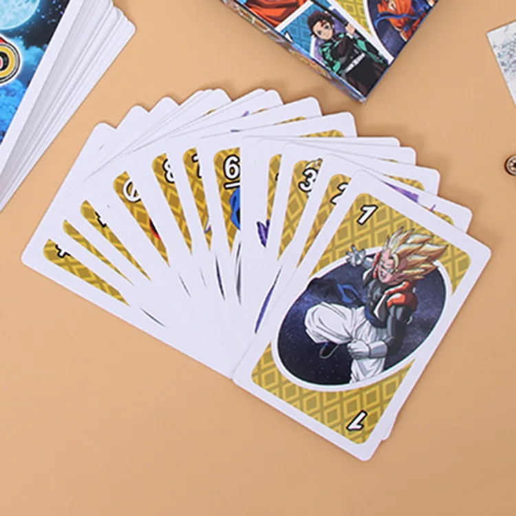 UNO Anime Naruto One Piece Dragon Ball Z Demon Slayer Puzzle Games Cards Family Funny Entertainment Board Game Fun Poker Toys UNO Anime Naruto One Piece Dragon Ball Z Demon Slayer Puzzle Games Cards Family Funny Entertainment Board Game Fun Poker Toys