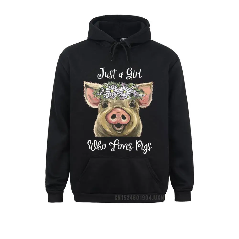 Retro Just a Gir Who oves Pigs Cute Pig Pig over Gift ong S eeve T-Shirt__556 Long Sleeve Sweatshirts Mother Day  Hoodies for Boys Clothes Classic Just a Gir Who oves Pigs Cute Pig Pig over Gift ong S eeve T-Shirt__556black