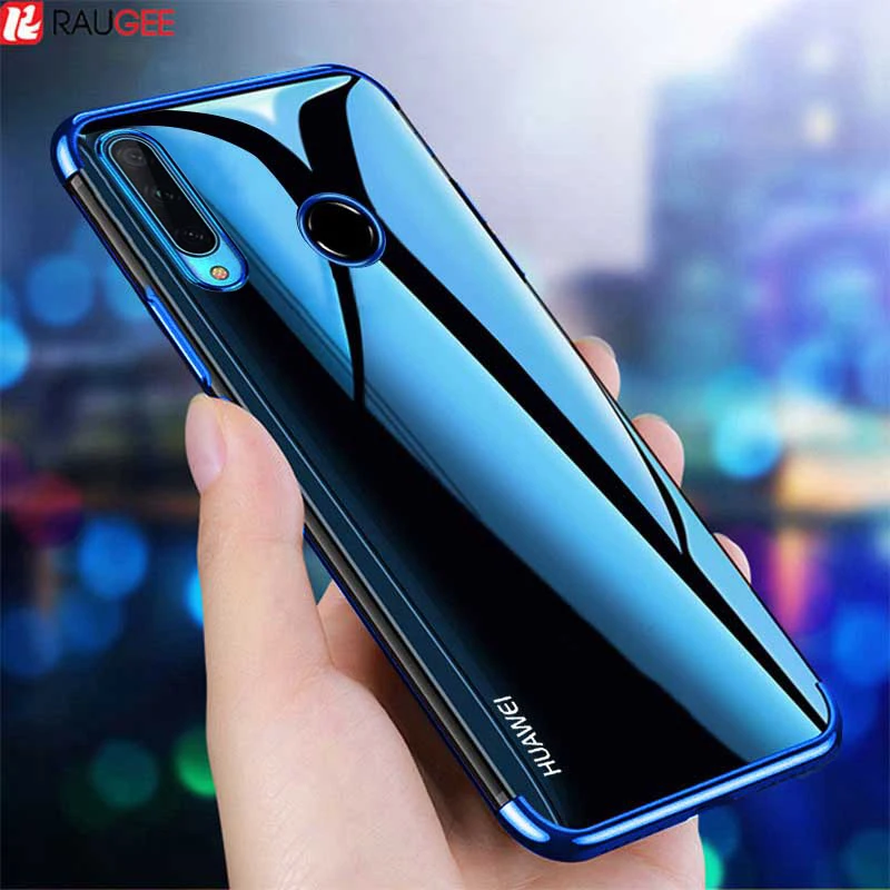 Роскошный чехол для Huawei P40 Lite E ударопрочный 3D с лазерным покрытием из ТПУ Honor 9C 9 C