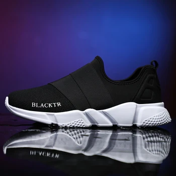 

2020 Men Women slip on Sport Shoes Lightweight Running Sneakers couple Breathable slip on walking jogging Shoes