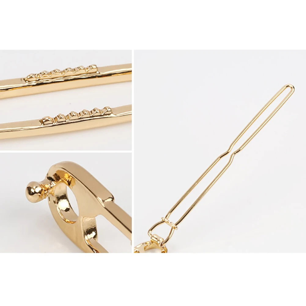 Women trange hair accessories, Korean exquisite playful European style Unique Girl Pin Shape Hair Clip Women Hair Style Pin Clip