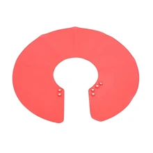 Магнитное покрытие для шеи, шаль для стрижки волос, Парикмахерская шаль для стрижки шеи, накидка для воротника, Защитный Водонепроницаемый силиконовый цвет для парикмахерских волос