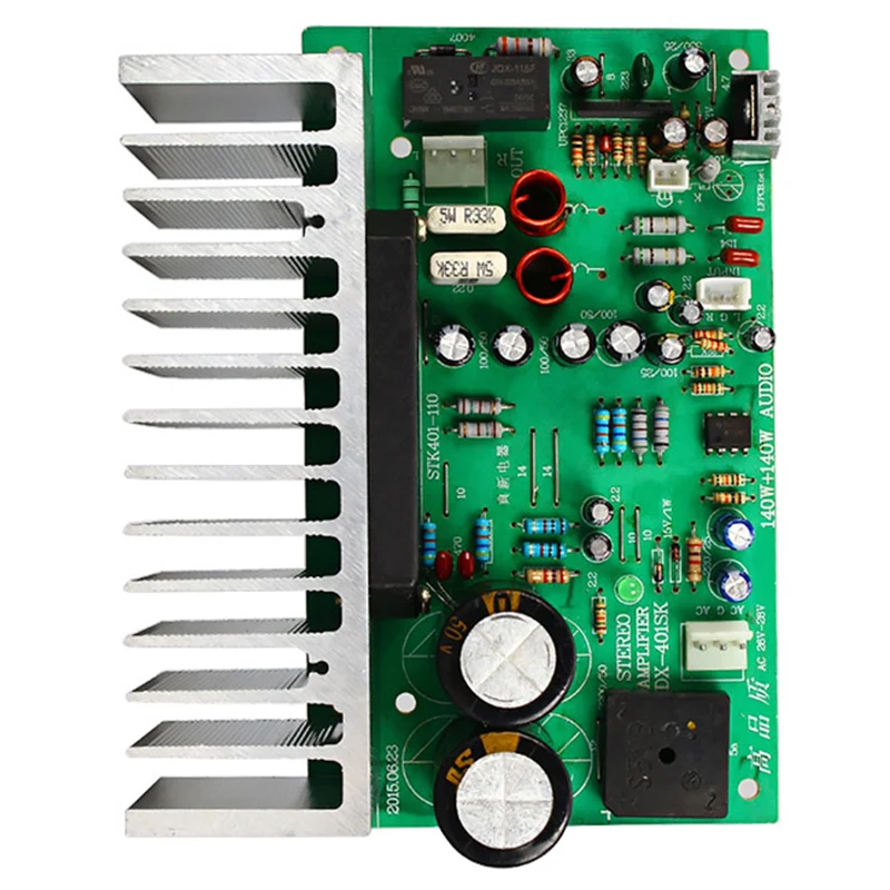 Stk401 аудио усилитель доска Hifi 2 0 канал 140W2 мощности плата Ac24 28V домашнего за 7294/3888