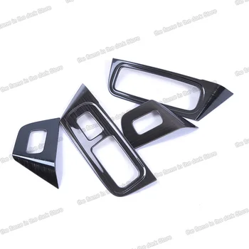 

Lsrtw2017 Carbon Fiber Car Window Lifter Control Button Frame Trim for Porsche Cayenne 2018 2019 2020 Accessories Auto Sticker