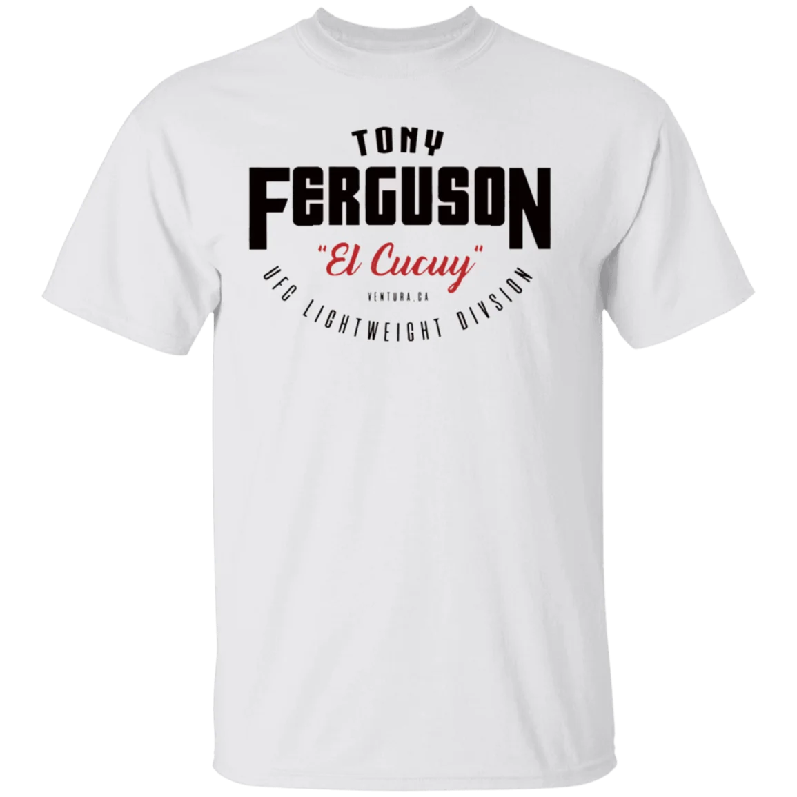 

Tony Ferguson Team El Cucuy 2020 White T Shirt Men Women M-XXXL Tee Shirt Custom special print