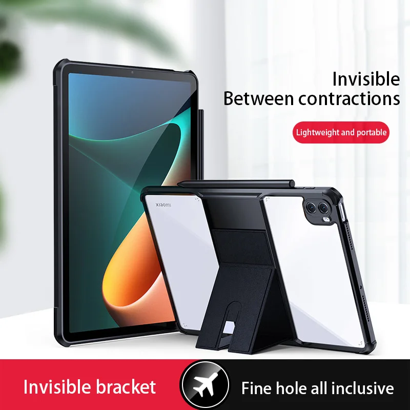 Xundd-capa Anti-queda para Tablet com Lente de Suporte Invisível Capa de Proteção Completa Airbags Xiaomi mi Pad 5