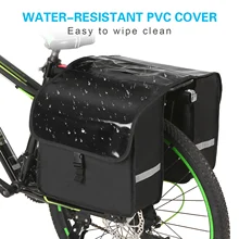 28L водостойкая велосипедная Сумка-переноска на заднее сиденье, сумка для багажника, сумка для велосипеда, сумка для путешествий, сумка для велосипеда, сумка для багажа, двусторонняя сумка