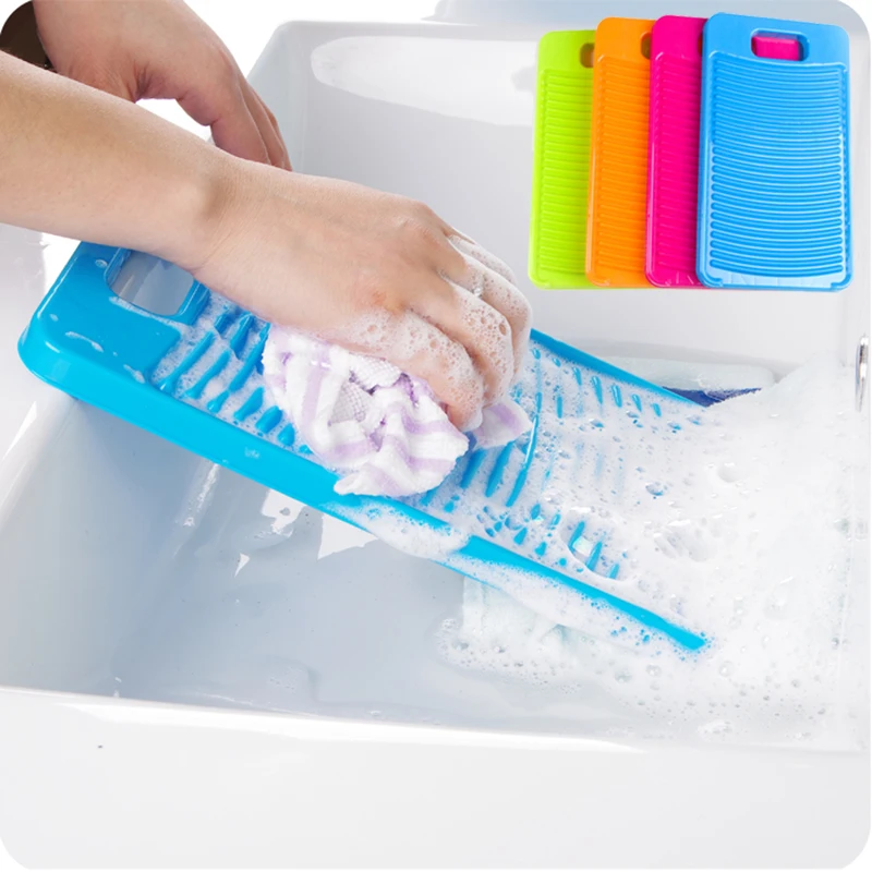 New Plastic Thicken Antislip Washboard Washing Board Laundry Clothes MD294 Shirts For Kid Cleaning X9C7