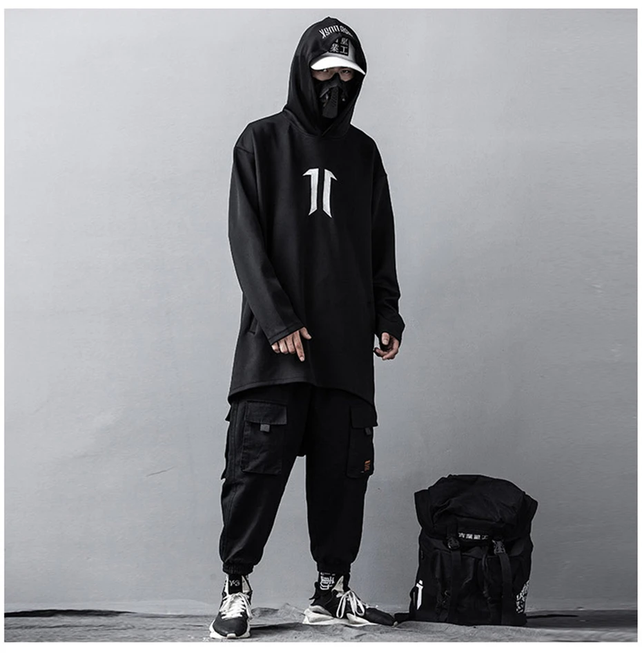 US Size Sweatshirts Men Harajuku Streetwear Long Hoodies Autumn Fashion Casual Hip Hop Male Jacket Oversize Cotton DG419