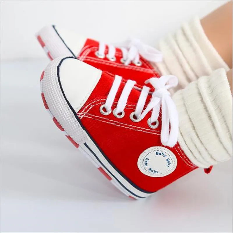 Baby Shoes Canvas Sneakers Sneakers Shoes Soft Sole Shoes Canvas Classic Baby Sports Shoes For Newborn