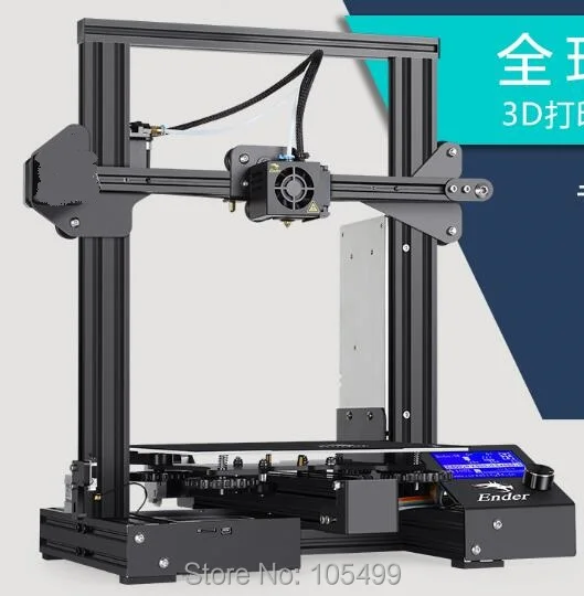 3D Ender-3 Pro 3d принтер обновленная Магнитная пластина для сборки, печать с отказом в питании, DIY набор, источник питания