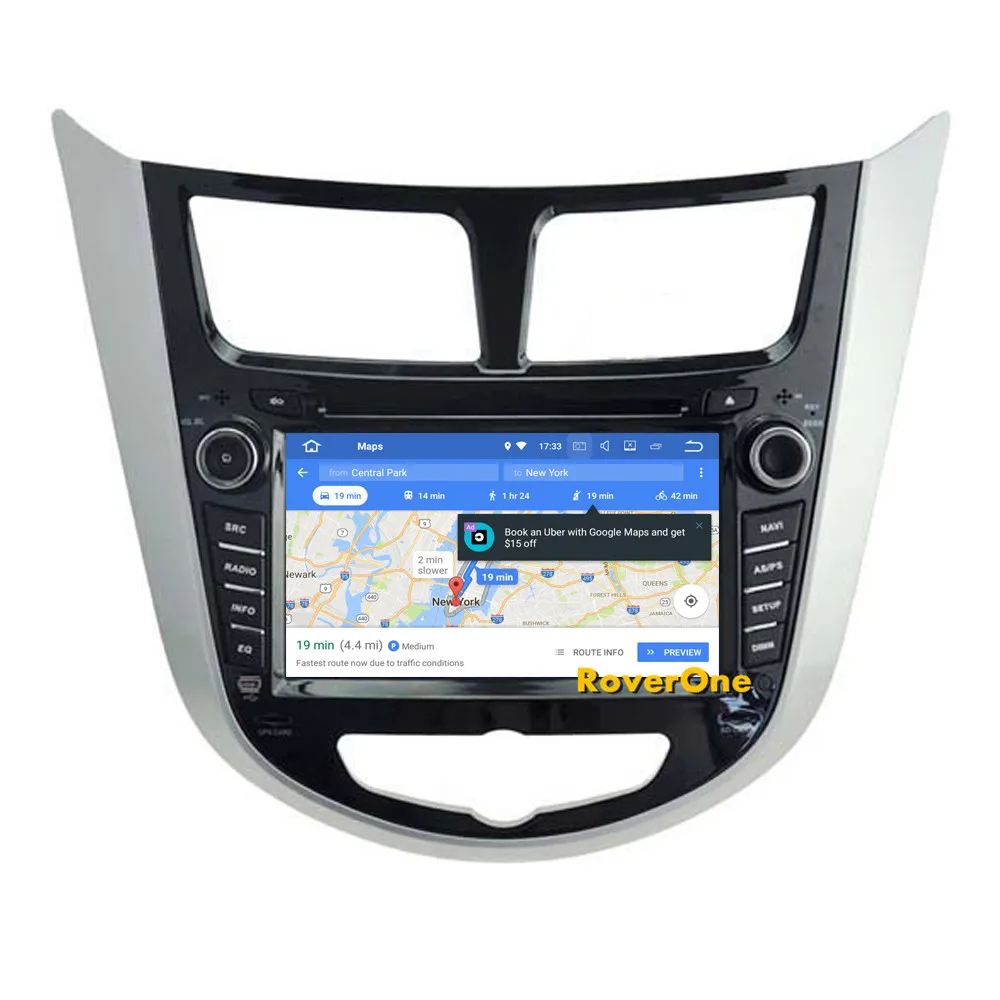 Flash Deal RoverOne Car DVD GPS For Hyundai Verna Solaris 2010 - 2014 Android 9.0 Octa Core 4G+64G Navigation Radio Stereo PhoneLink 12