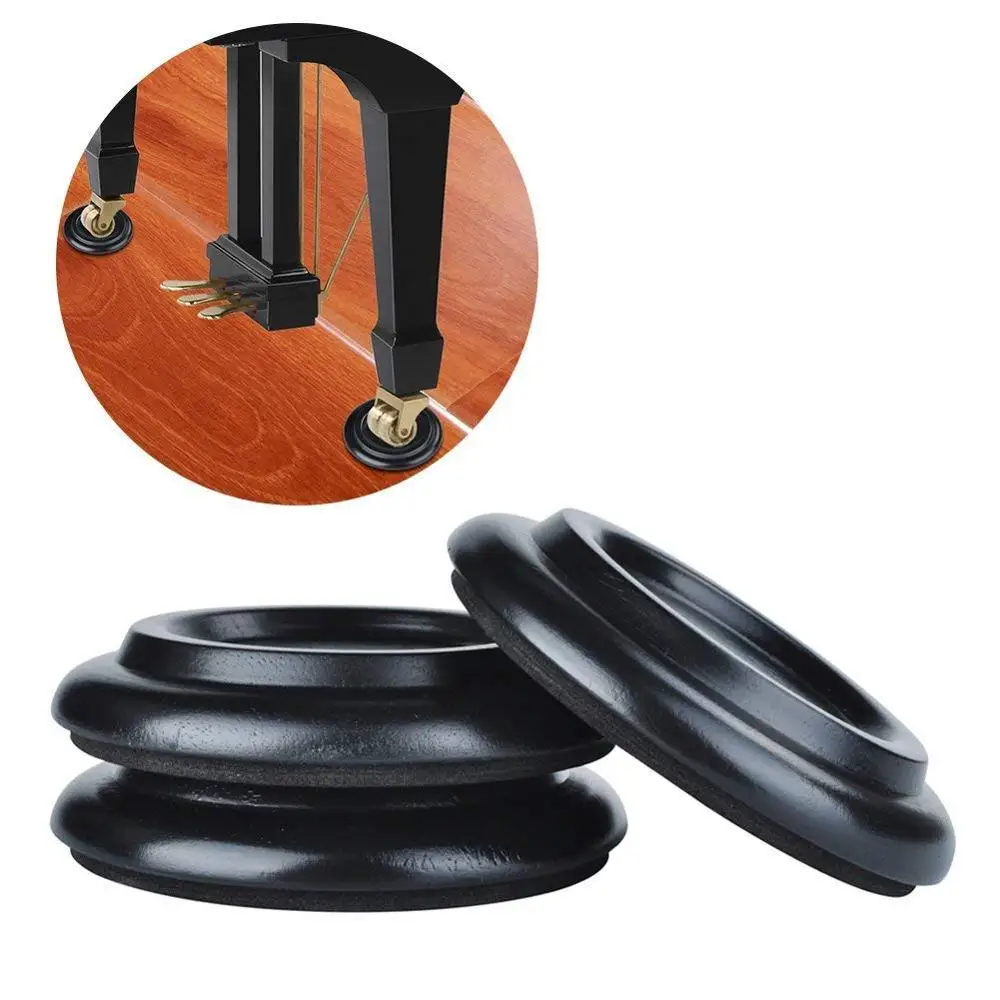 3 шт. чашки подставки для пианино Grand ролик фортепиано PadsAnti Slip & Anti noise твердые