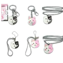 Аниме-атрибутика Danganronpa брелок для ключей и безысходных школьников моно красоты ожерелье маленькая Ювелирная подвеска