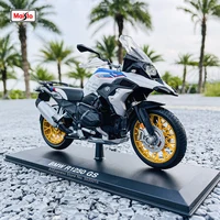 Maisto 1:12 BMW R 1250 GS With base alloy off-road motorcycle genuine authorized die-casting model toy car collection gift 1