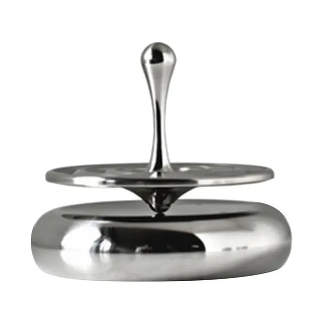 Spinning Top Rotating Magnetic Decoration Desktop Droplets Spiner Toys Gifts Hot Sale Movie Totem Print Spinning Top 1