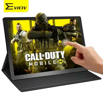 

EVICIV Portable Monitor Mobile Phone 12.3 TouchScreen Call Of Duty PS4 Xbox Game Console Laptop PC External Screen LCD Display