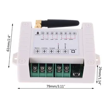 

2CH Remote Wireless Controller 315MHZ 433MHZ + 7010-3 for AK-AC02F 85-250V R91A